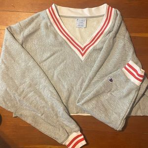 Champion SZ Large crop sweatshirt, new without tags.